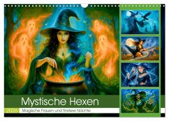 Cover Mystische Hexen - Magische Frauen und finstere Nächte (Wandkalender 2026 DIN A3 quer), CALVENDO Monatskalender