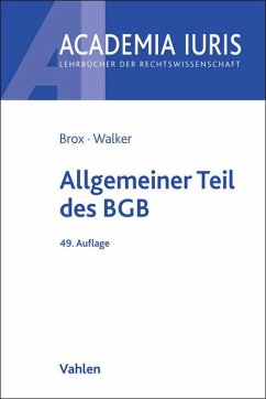 Cover Allgemeiner Teil des BGB