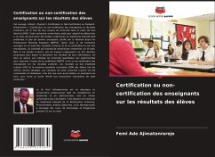 Cover Certification ou non-certification des enseignants sur les résultats des élèves