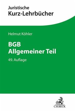 Cover BGB Allgemeiner Teil