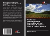 Analisi del comportamento imprenditoriale dei coltivatori di manioca Stato di Ebonyi, Nigeria