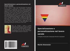 Cover Specializzazione e personalizzazione nel lavoro sociale