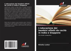 Cover L'educazione dei bambini affetti da cecità in India e Giappone
