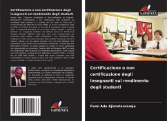 Cover Certificazione o non certificazione degli insegnanti sul rendimento degli studenti