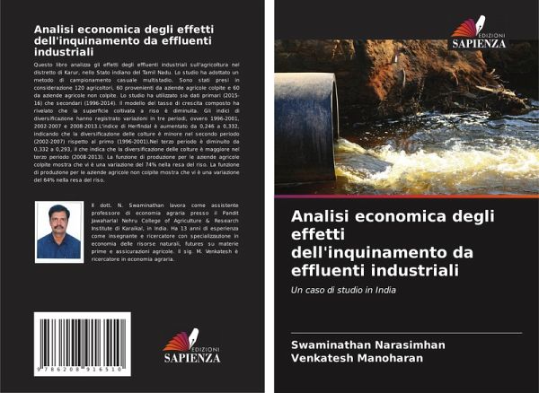 Analisi economica degli effetti dell'inquinamento da effluenti industriali Analisi economica degli effetti dell'inquinamento da effluenti industriali