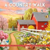 A Country Walk 2026 12 X 24 Inch (Hanging) Monthly Square Wall Calendar Featuring the Artwork of Alan Giana Plastic-Free