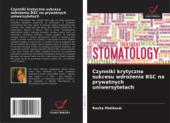 Cover Czynniki krytyczne sukcesu wdro¿enia BSC na prywatnych uniwersytetach