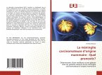 La méningite carcinomateuse d'origine mammaire : Quel pronostic?