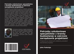 Cover Potrzeby szkoleniowe specjalistów z bran¿y budowlanej w zakresie zarz¿dzania projektami