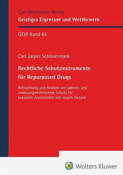 Cover Rechtliche Schutzinstrumente für Repurposed Drugs (GEW 65)