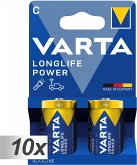 10x2 Varta Longlife Power Baby C LR 14 VPE Innenkarton 10x2 Varta Longlife Power Baby C LR 14 VPE Innenkarton