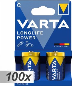Cover 100x2 Varta Longlife Power Baby C LR 14 VPE Masterkarton