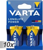 10x2 Varta Longlife Power Mono D LR 20 VPE Innenkarton