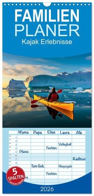 Familienplaner 2026 - Kajak Erlebnisse mit 5 Spalten (Wandkalender, 21 x 45 cm) CALVENDO Familienplaner 2026 - Kajak Erlebnisse mit 5 Spalten (Wandkalender, 21 x 45 cm) CALVENDO