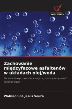 Cover Zachowanie mi¿dzyfazowe asfaltenów w uk¿adach olej/woda