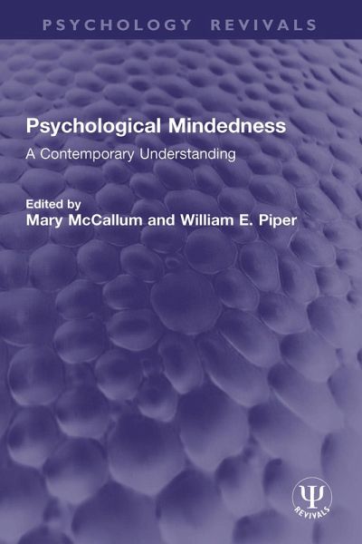Psychological Mindedness (eBook, ePUB)