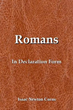 Cover Romans In Declaration Form (eBook, ePUB)
