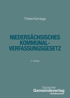 Cover Niedersächsisches Kommunalverfassungsgesetz (eBook, PDF)
