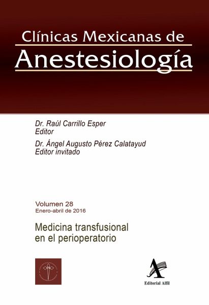Medicina transfusional en el perioperatorio (eBook, PDF) Medicina transfusional en el perioperatorio (eBook, PDF)