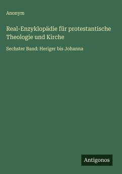 Cover Real-Enzyklopädie für protestantische Theologie und Kirche