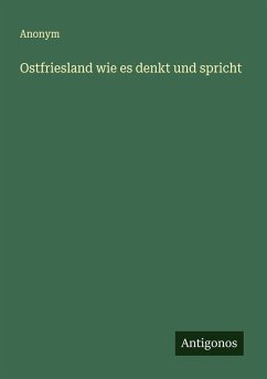 Cover Ostfriesland wie es denkt und spricht