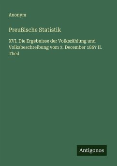 Preußische Statistik Cover Preußische Statistik
