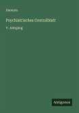 Psychiatrisches Centralblatt