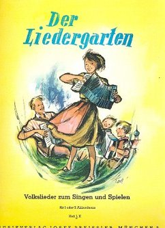 Cover Der Liedergarten Band 1 Volkslieder für 1 oder 2 Akkordeons