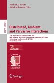Distributed, Ambient and Pervasive Interactions (eBook, PDF)