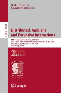 Cover Distributed, Ambient and Pervasive Interactions (eBook, PDF)