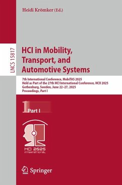Cover HCI in Mobility, Transport, and Automotive Systems (eBook, PDF)