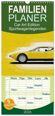 Familienplaner 2026 - Car Art Edition Sportwagenlegenden mit 5 Spalten (Wandkalender, 21 x 45 cm) CALVENDO Familienplaner 2026 - Car Art Edition Sportwagenlegenden mit 5 Spalten (Wandkalender, 21 x 45 cm) CALVENDO