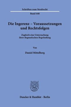 Cover Die Ingerenz - Voraussetzungen und Rechtsfolgen