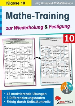 Cover Mathe-Training zur Wiederholung und Festigung / Klasse 10 (eBook, PDF)