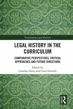 Cover Legal History in the Curriculum (eBook, PDF)