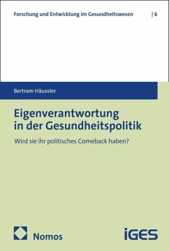 Cover Eigenverantwortung in der Gesundheitspolitik (eBook, PDF)