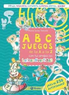 Cover ABCJUEGOS de la A a la Z con tus amigas las letras divertidas