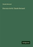 Discours de M. Claude Bernard Discours de M. Claude Bernard