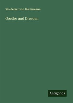 Cover Goethe und Dresden