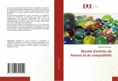 Cover Recueil d'articles de finance et de comptabilité