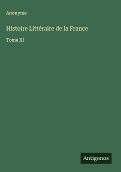 Cover Histoire Littéraire de la France