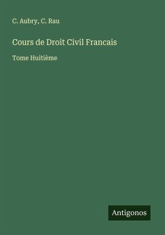 Cover Cours de Droit Civil Francais
