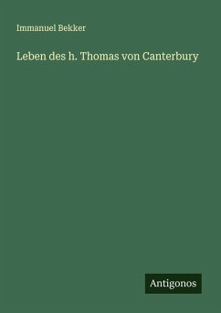 Cover Leben des h. Thomas von Canterbury