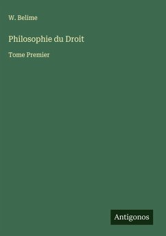 Cover Philosophie du Droit