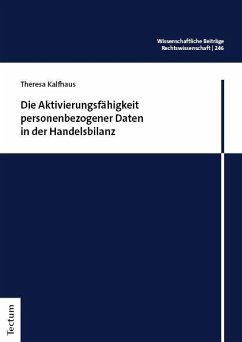 Cover Die Aktivierungsfähigkeit personenbezogener Daten in der Handelsbilanz