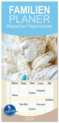 Familienplaner 2026 - Magischer Papierzauber mit 5 Spalten (Wandkalender, 21 x 45 cm) CALVENDO Familienplaner 2026 - Magischer Papierzauber mit 5 Spalten (Wandkalender, 21 x 45 cm) CALVENDO
