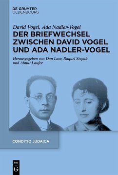 Cover Der Briefwechsel zwischen David Vogel und Ada Nadler-Vogel