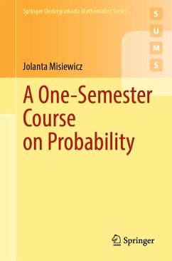 Cover A One-Semester Course on Probability (eBook, PDF)