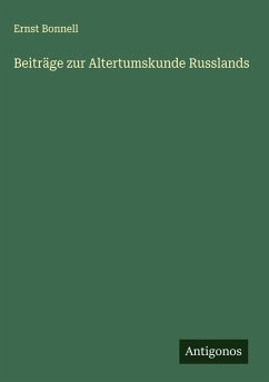 Cover Beiträge zur Altertumskunde Russlands