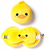 Relaxeazzz Plüsch Ente Reisekissen & Schlafmaske Relaxeazzz Plüsch Ente Reisekissen & Schlafmaske